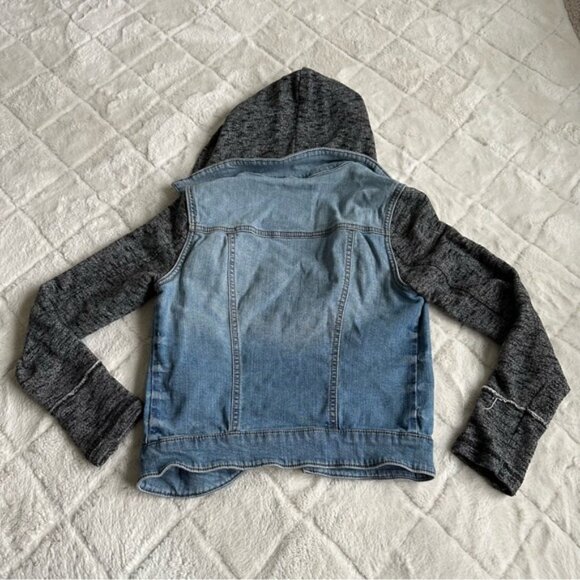Mossimo Supply Co | Long Sleeve Hooded Denim Jacket | Size Extra Small - Picture 4 of 9
